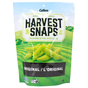 Calbee Harvest Snaps Baked Green Pea Snacks Original, 94g