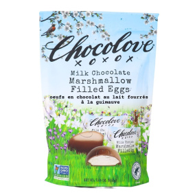 Chocolove XO Milk Chocolate Marshmallow Filled Eggs, 200g