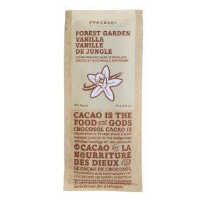 ChocoSol 83% Cacao Dark Chocolate Forest Garden Vanilla front