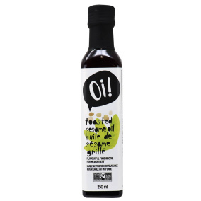 Front of Oi! Toasted Sesame Oil, 250mL