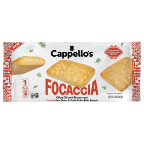 Cappello’s Gluten Free Focaccia with Olive Oil and Rosemary, 397 g
