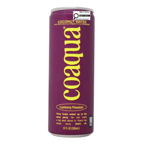 CoAqua Coconut Water Lemony Passion Front