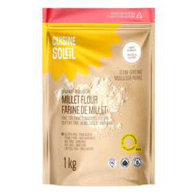 Front of Cuisine Soleil Organic Gluten-Free Millet Flour