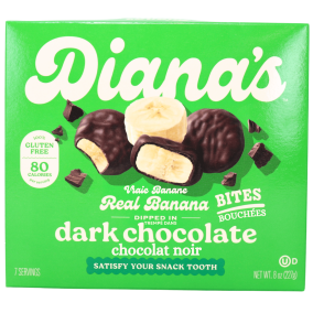 Diana’s Banana Bites Dipped In Dark Chocolate, 227 g
