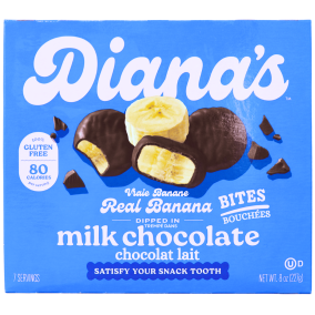 Diana’s Banana Bites Dipped In Milk Chocolate, 227 g
