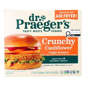 Dr. Praeger’s Gluten-Free Crunchy Cauliflower Veggie Burgers Front