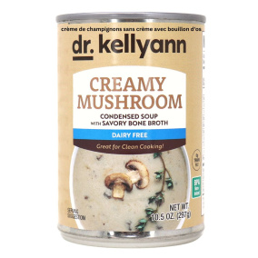 Dr. Kellyann No-Cream Creamy Mushroom Condensed Soup With Savoury Bone Broth, 297g