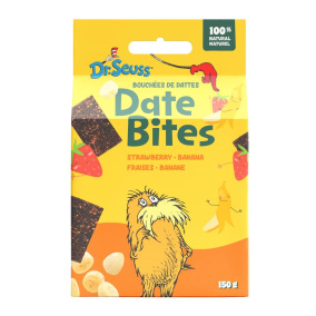 Dr. Seuss Date Bites Strawberry Banana, 150g