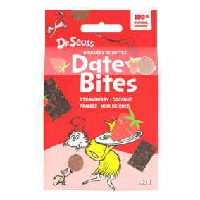 Dr. Seuss Date Bites Strawberry Coconut, 150g