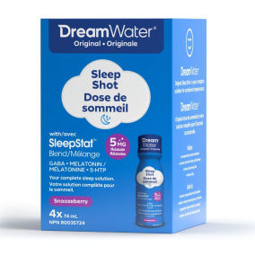 Front of Dream Water Liquid Sleep Aid Shot Pack