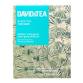 Front of DAVIDsTEA Black Tea Winter Earl Grey - Christmas Tea - Holiday Teas - Winter Teas