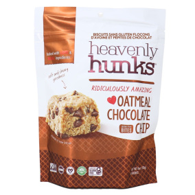 Front of Heavenly Hunks Oatmeal Chocolate Chip