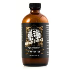 Front of Educated Beard Body And Beard Wash Unscented