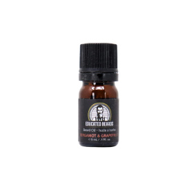 Front of Educated Beards Beard Oil Organic Beard Oil Bergamot Grapefruit