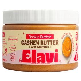 Elavi Dessert Cashew Butter With Superfoods Cookie Butter Front