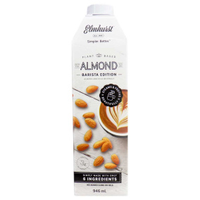Front of Elmhurst Almond Milk Barista Steamer / Creamer, 946mL