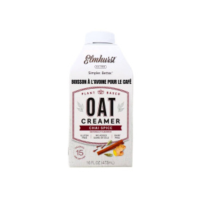 Front of Elmhurst Oat Creamer Chai Spice