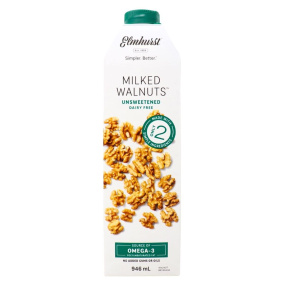 Front of Elmhurst Walnut Milk Unsweetened
