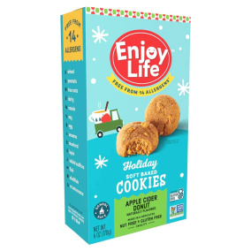 Enjoy Life Holiday Soft Baked Apple Cider Donut Cookies, 170g