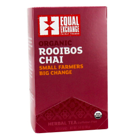 Equal Exchange Organic Rooibos Chai Herbal Tea, 20 Tea Bags
