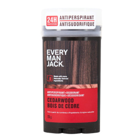 Every Man Jack All Natural Antiperspirant + Deodorant Cedarwood, 73g