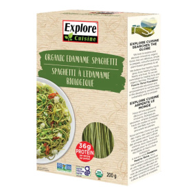 Front of Explore Cuisine Organic Edamame Spaghetti, 200g