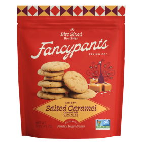 Fancypants Bite-Sized Crispy Cookies Salted Caramel Canada Front