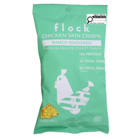 Flock Chicken Skin Crisps Ranch Front