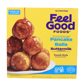Feel Good Foods Gluten-Free Pancake Bites Buttermilk front