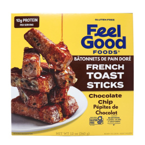 Feel Good Foods Gluten-Free French Toast Sticks Chocolate Chip, 340g