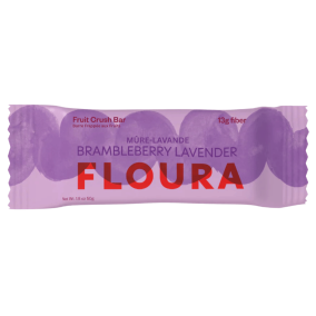 Floura Prebiotic Fiber Bar Brambleberry Lavender front