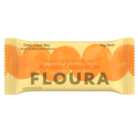 Floura Prebiotic Fiber Bar Mango Cardamom front