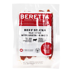 Front of Beretta Beef Sticks Mild