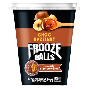 Frooze Balls Vegan Energy Balls Chocolate Hazelnut, 15 Bites