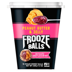 Frooze Balls Vegan Energy Balls Peanut Butter & Jelly, 15 Bites