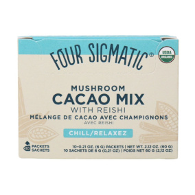 Four Sigmatic Calm Organic Mushroom Cacao Mix with Reishi, 10 Packets