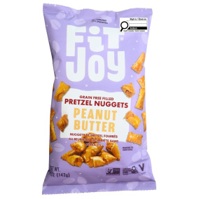 Fit Joy Grain-Free Peanut Butter Filled Pretzel Nuggets Front