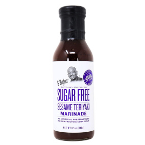 Front of G Hughes Sugar Free Sauce Healthy Teriyaki Gluten Free Teriyaki Sauce Sesame Teriyaki