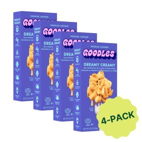 Goodles Noodles High-Protein Mac & Cheese Dreamy Creamy 4 Pack Front