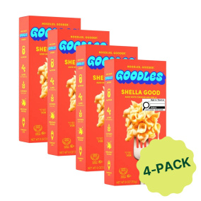 Goodles Protein Mac And Cheese White Cheddar Shella Good (4 Pack), front