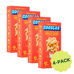 Goodles Protein Mac And Cheese White Cheddar Shella Good (4 Pack), front