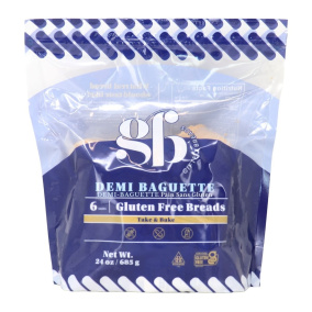 Gifted Breads Gluten-Free Demi Baguettes Canada Front