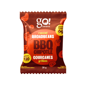 Go! Beanz High Protein Roasted Broadbeans Snack BBQ Chipotle, 28g