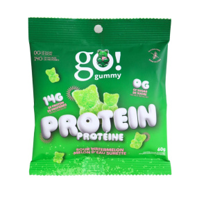 Go! Gummy Protein Gummy Bears Sour Watermelon Front of package
