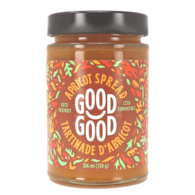 Front of Front of Good Good Sweet Jam with Stevia Apricot