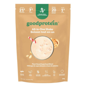 Front of Good Protein All In One Shake - Superfood Protein Powder - Peanut Butter Protein Powder