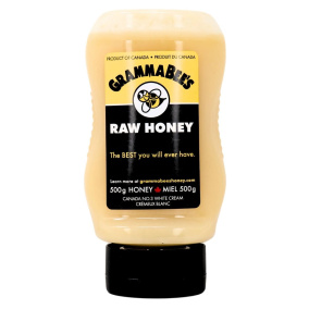 Gramma Bee’s Creamy Unpasteurized Raw Honey Bottle, 500g