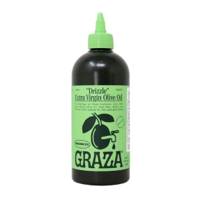 Front of Graza Finishing Extra Virgin Olive Oil "Drizzle"
