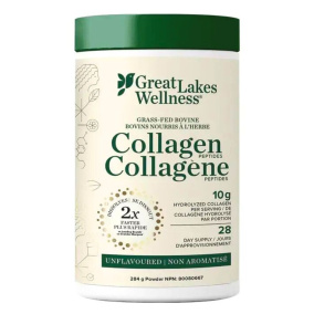 Front of Great Lakes Collagen Grass-Fed Collagen Hydrolyzed Collagen Peptides Powder