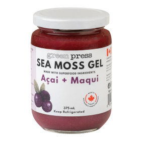 Green Press Sea Moss Gel Acai + Maqui Front